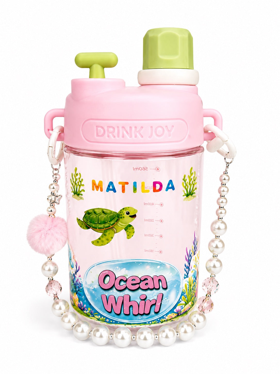 Siplab DIY Personalised Kids Drink Bottle Kit | 560ml Tritan Bottle