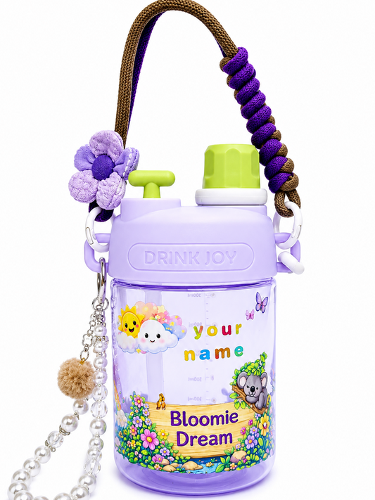 Siplab DIY Personalised Kids Drink Bottle Kit Purple | 560ml Tritan Bottle