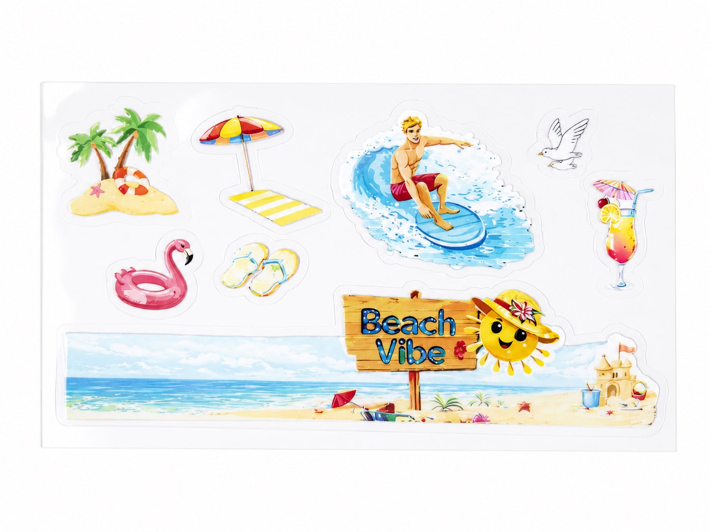 Siplab Permanent Transfer Sticker Pack–Waterproof & Durable